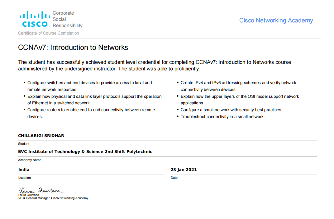 Cisco CCNA